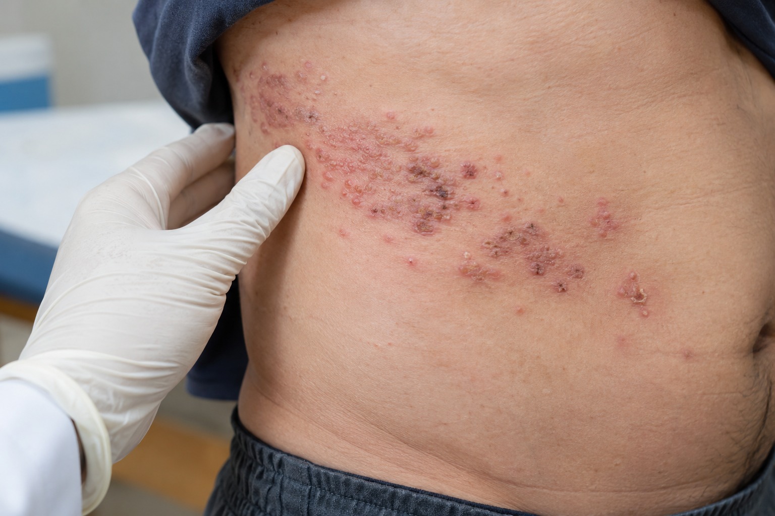 Herpes Zoster m&uuml;alicəsi və dermatoloq m&uuml;ayinəsi