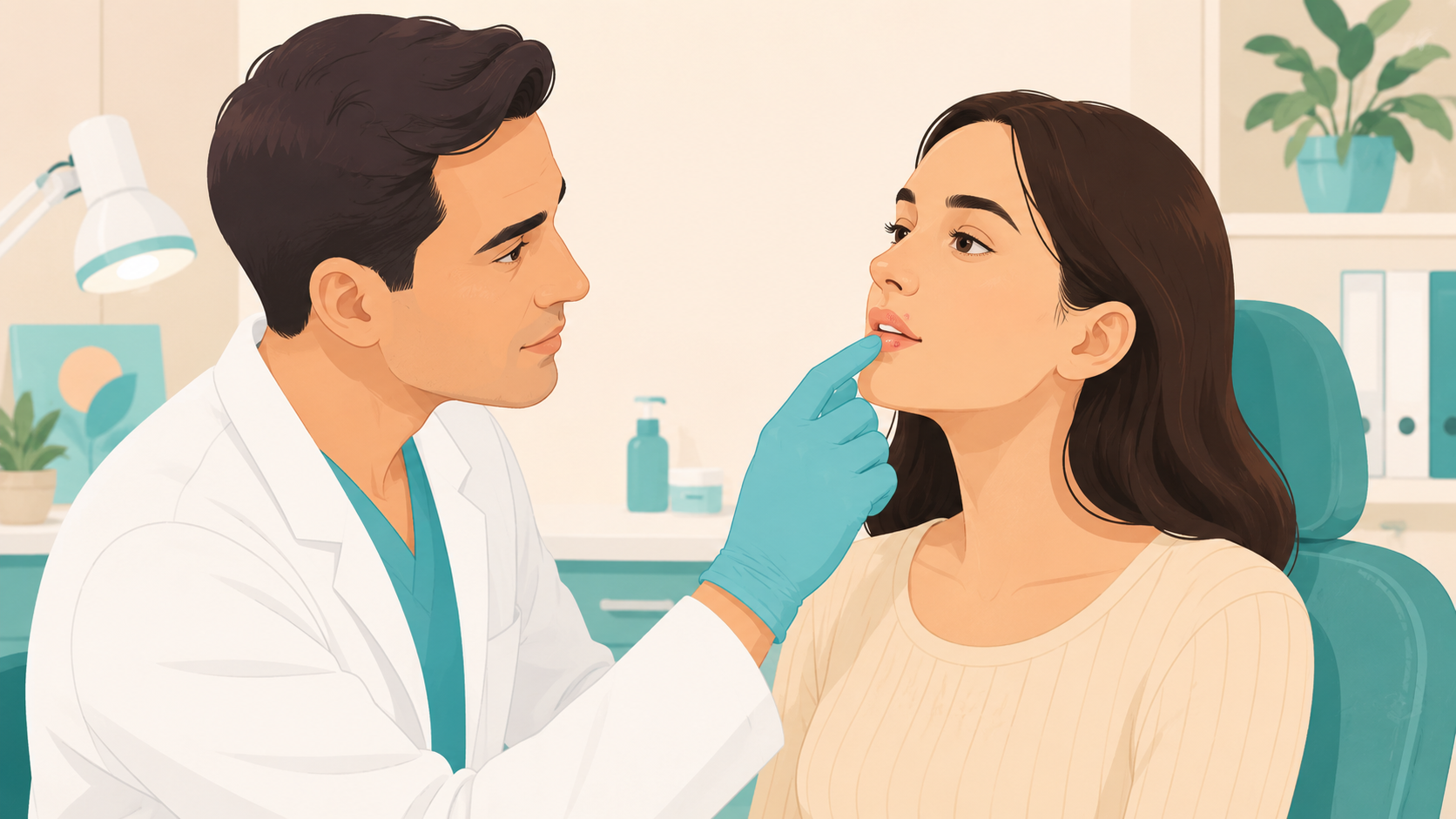 Təkrarlanan u&ccedil;uq və herpes epizodlarında həkim m&uuml;ayinəsi
