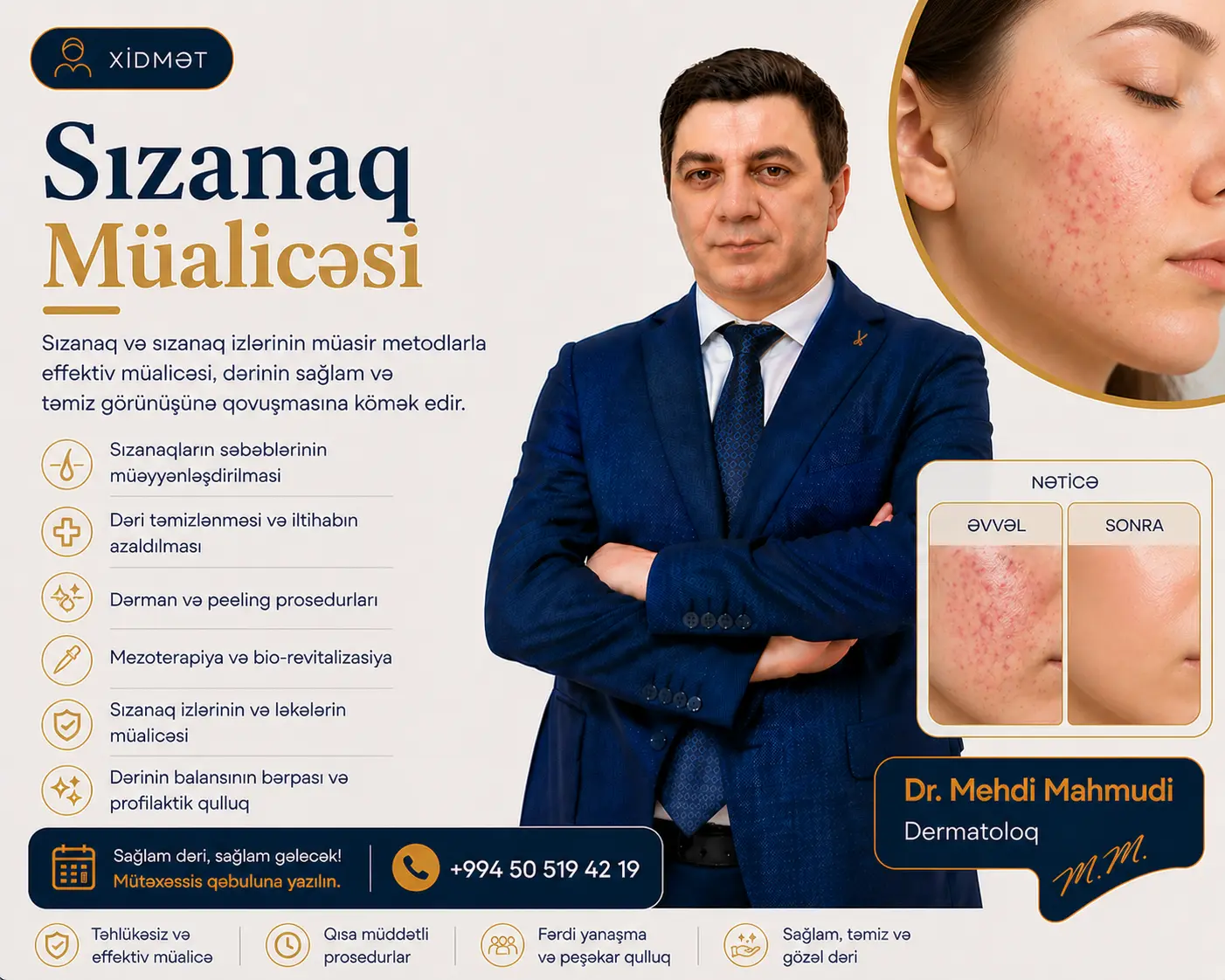 Sızanaq Müalicəsi — Dr. Mehdi Mahmudi