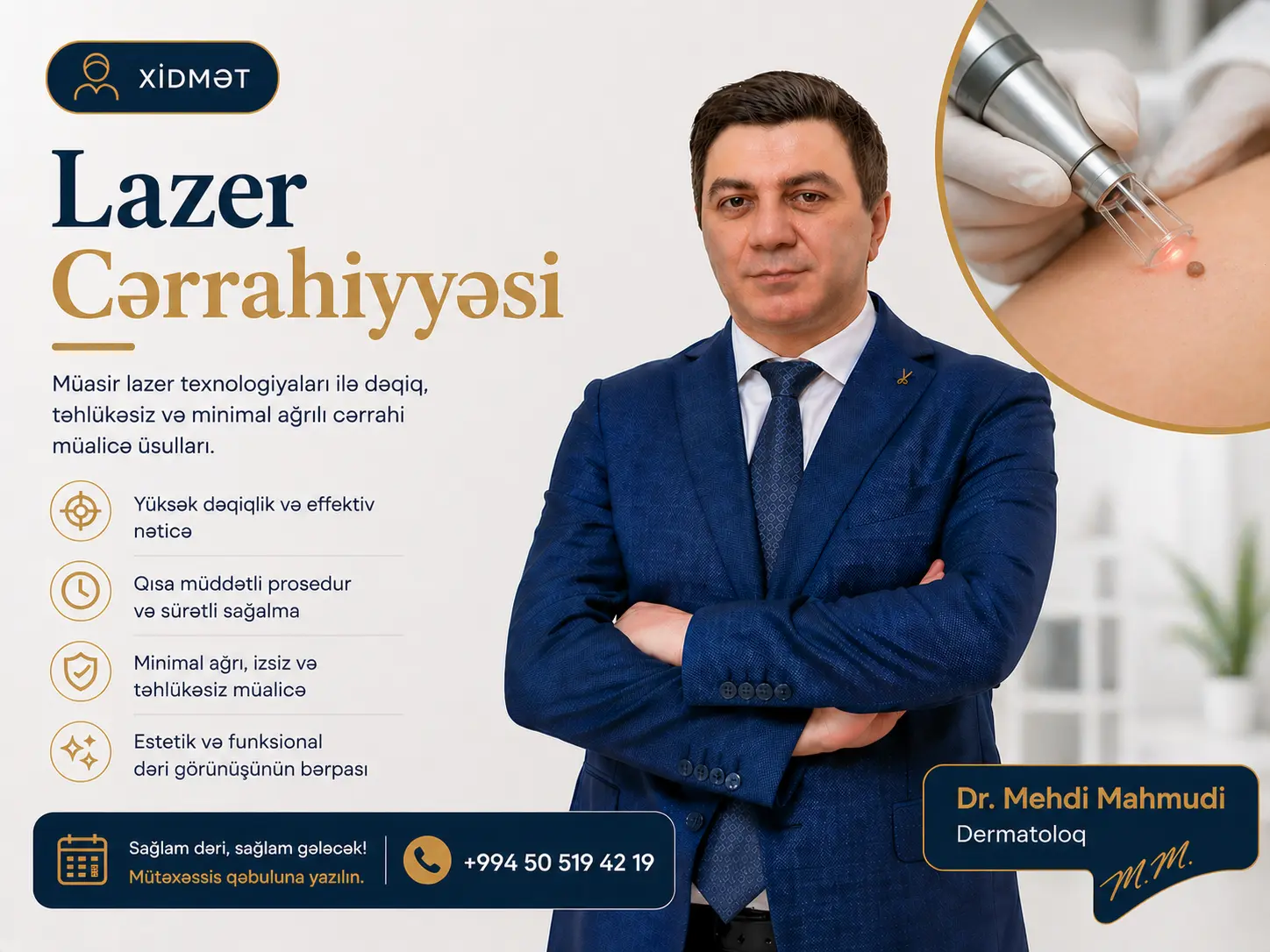 CO2 Lazer Cərrahiyyəsi — Dr. Mehdi Mahmudi